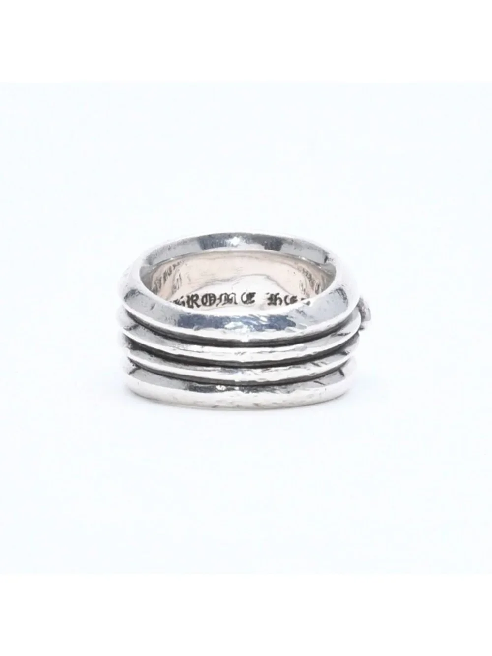 Chrome Hearts Dagger Heart Ring 925 Sterling Silver